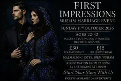 First Impressions - Muslim Marriage Event - Malmaison Hotel - Birmingham
