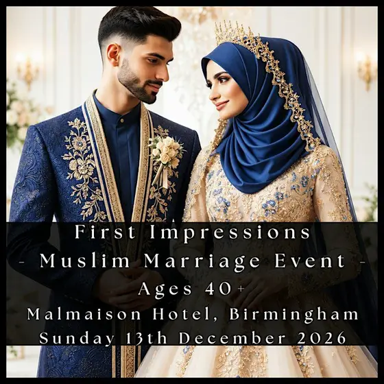 First Impressions - Muslim Marriage Event - Malmaison Hotel - Ages 40+ — photo 2