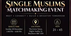 IMC Muslim Matchmaking Event Blackburn