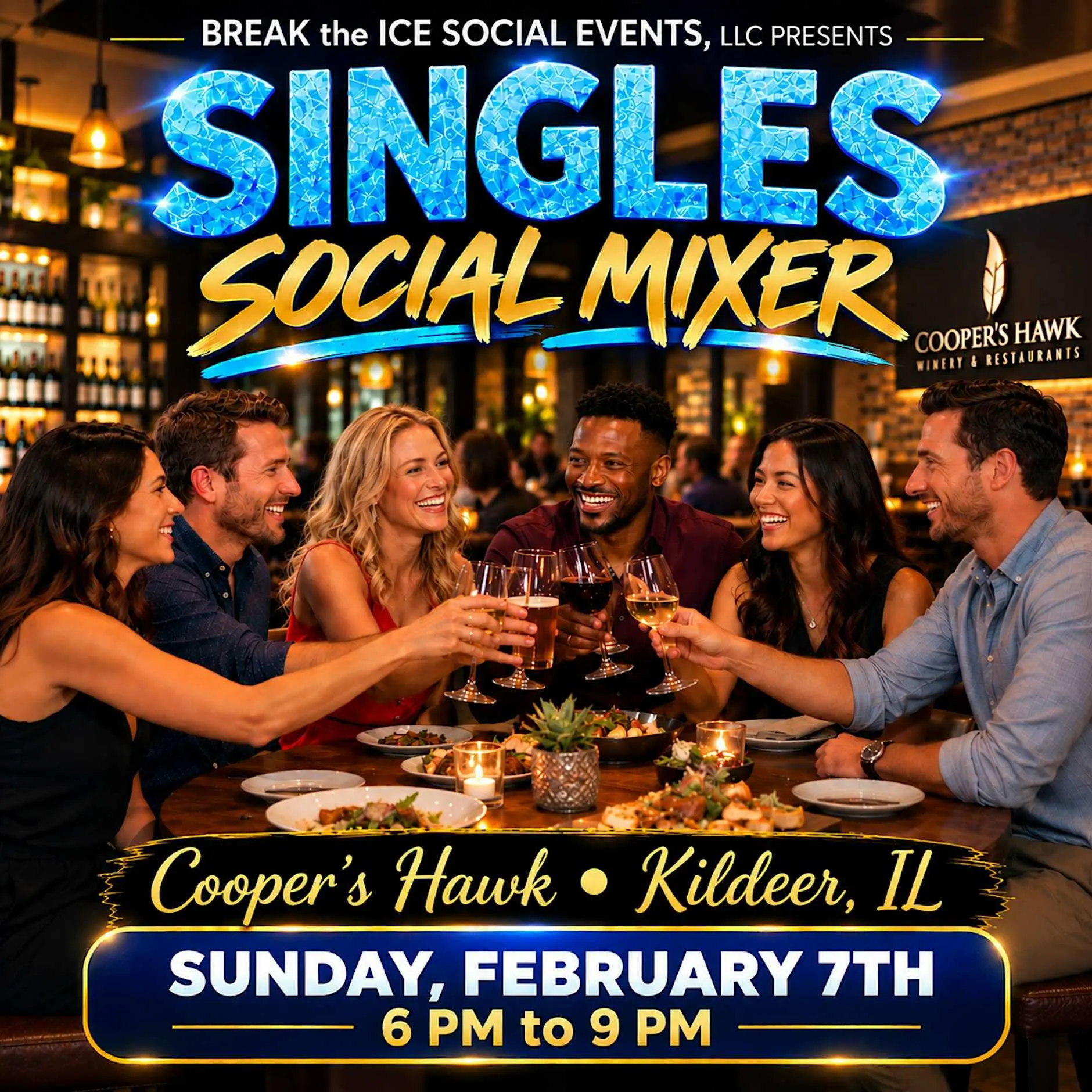 Singles Social Mixer Kildeer, IL Cooper's Hawk