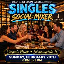 Singles Social Mixer Bloomingdale, IL Cooper's Hawk