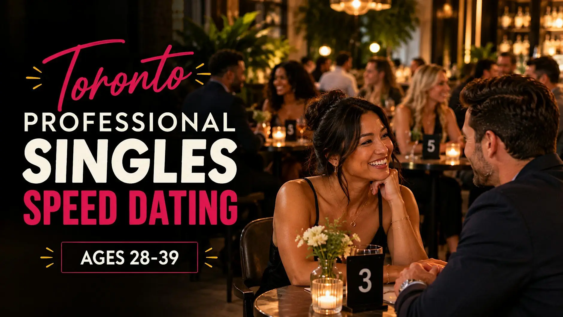 Toronto Professional Singles Speed Dating (Ages 28-39) Toronto Professional Singles Speed Dating (Ages 28-39)
