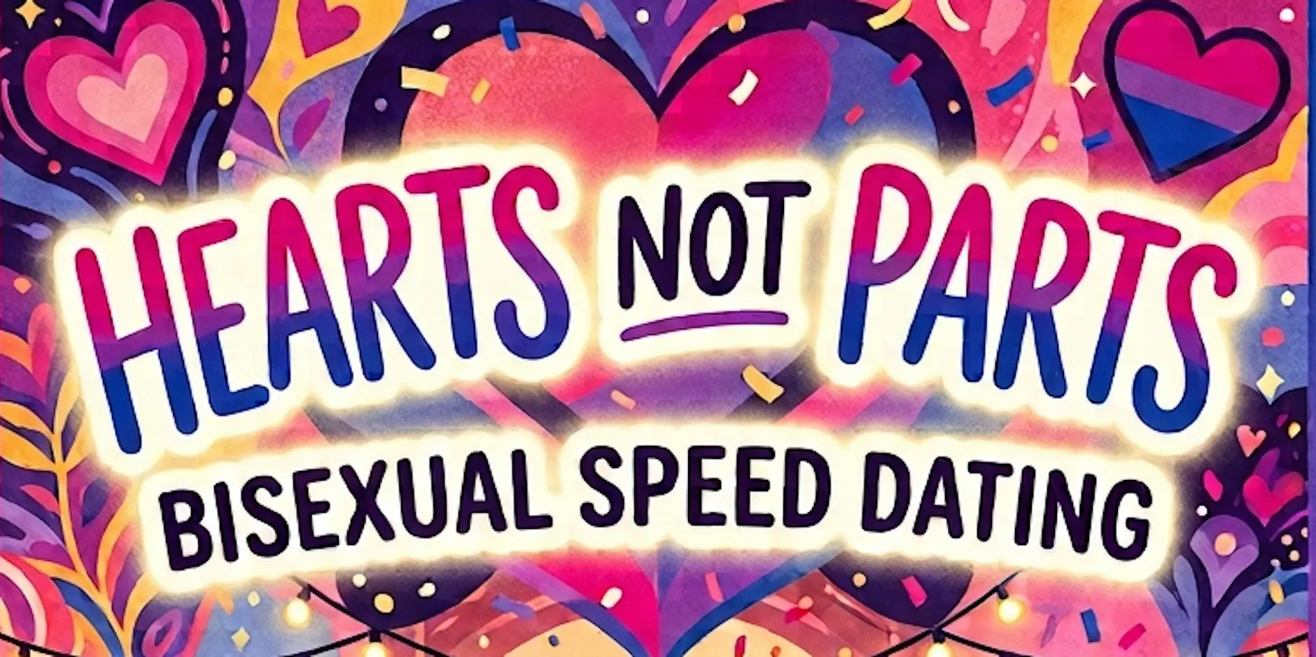 Hearts Not Parts (Bisexual Speed Dating) (30-45's)