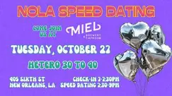 10/27 - NOLA Speed Dating @ Miel Brewery
