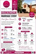 Muslim Marriage Events Birmingham - 3 Groups