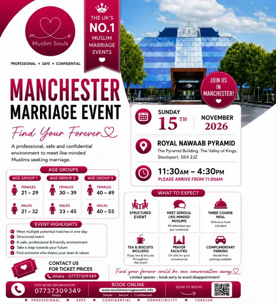 Muslim Marriage Events Manchester - 3 Age Groups — photo 1