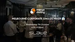 Melbourne | Corporate Singles Mixer | Slate Bar | Wednesday 7th October Melbourne | Corporate Singles Mixer | Slate Bar | Wednesday 7th October