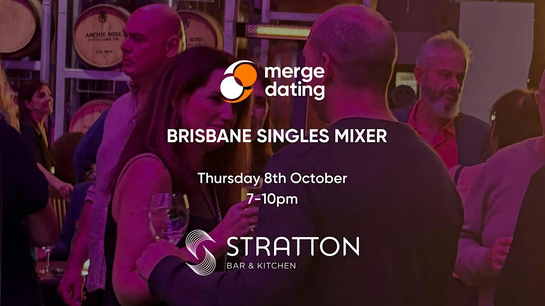 Brisbane | Singles Mixer | Stratton Bar & Kitchen | 8th October | 50 & Over Brisbane | Singles Mixer | Stratton Bar & Kitchen | 8th October | 50 & Over