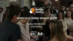 Hurstville | Greek Singles Event | Above 8 Rooftop Bar | 16th October
