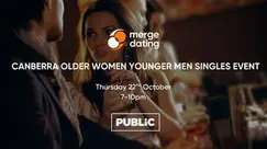 Canberra Older Women Younger Men Singles Event | Public Bar | 22nd October