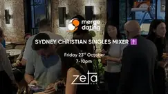 Sydney | Christian Singles Mixer | Zeta Bar | 23rd October | 40 & Over