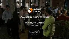 Canberra | Singles Mixer | Luna Bar | Thursday 8th October | 30-40 Canberra | Singles Mixer | Luna Bar | Thursday 8th October | 30-40