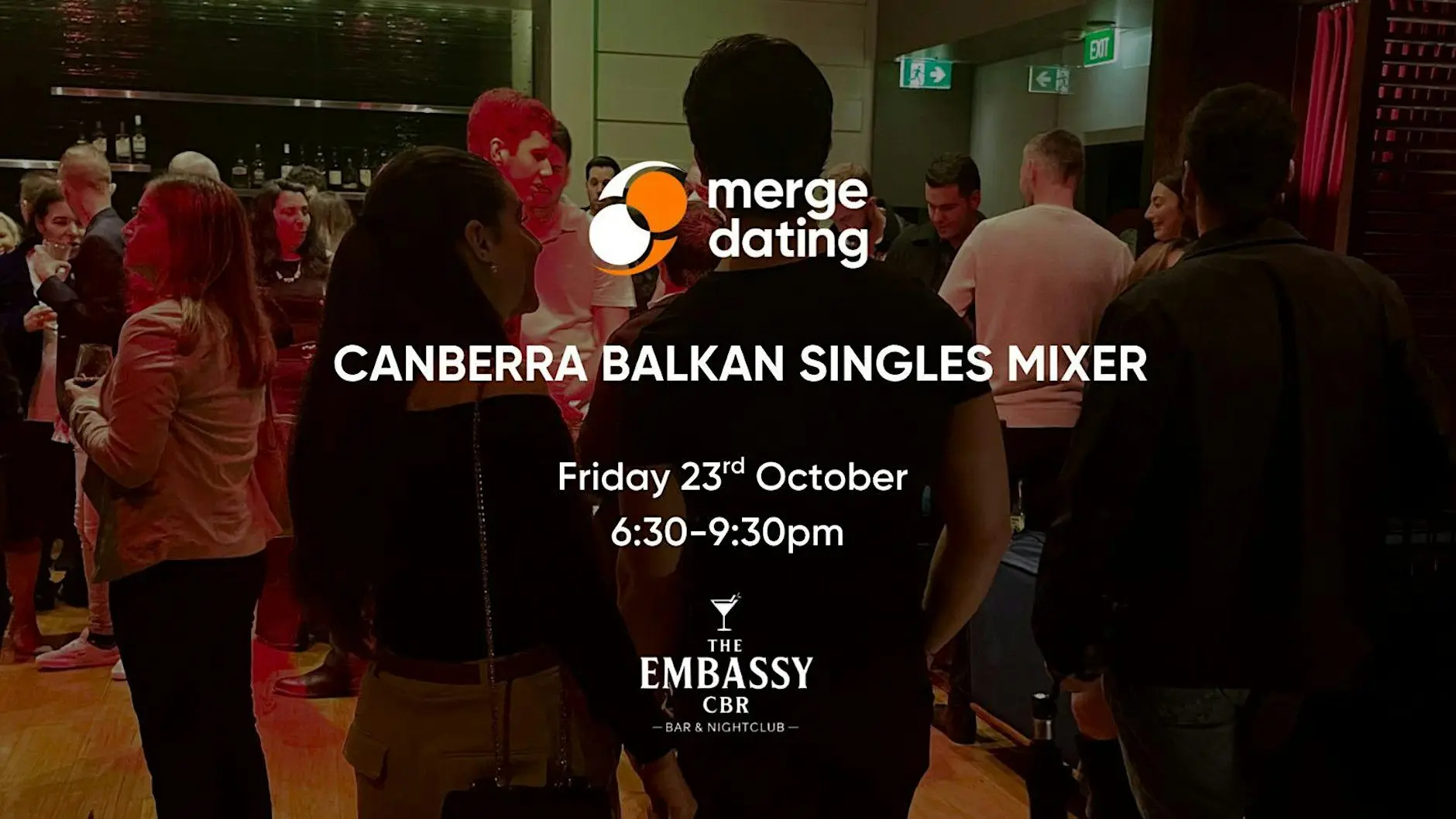 Canberra | Balkan Singles Mixer | Embassy Bar | Friday 23rd October Canberra | Balkan Singles Mixer | Embassy Bar | Friday 23rd October