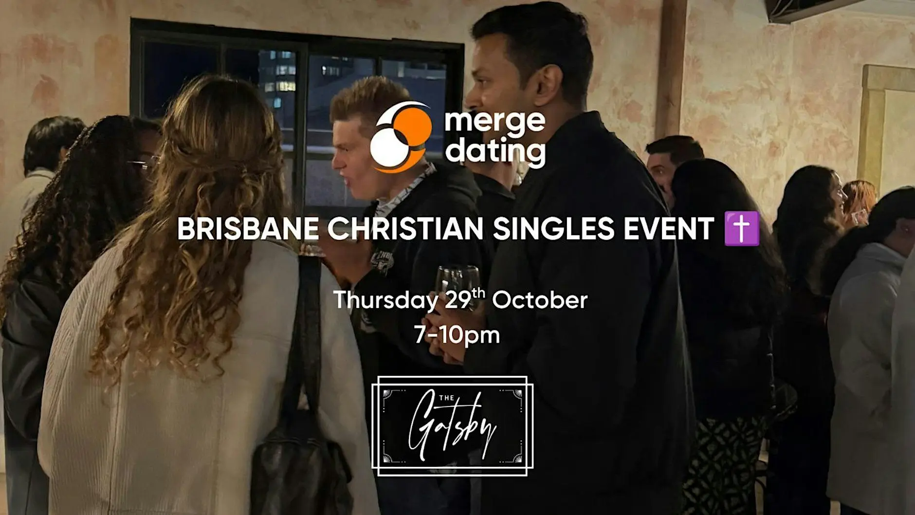 Brisbane | Christian Singles Event | The Gatsby | Thursday 29th October