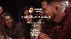 Italian Singles Mixer | Abbotsford Rowing Club | Friday 30th October Italian Singles Mixer | Abbotsford Rowing Club | Friday 30th October
