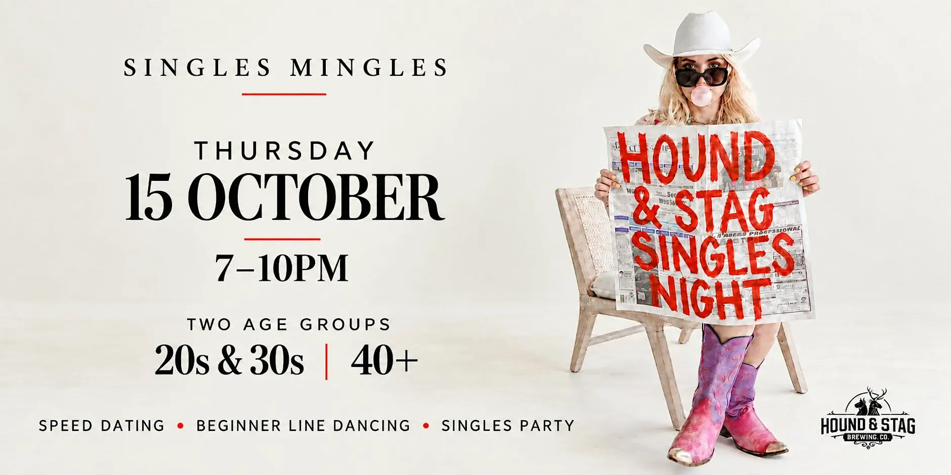 HOUND & STAG SINGLES NIGHT HOUND & STAG SINGLES NIGHT