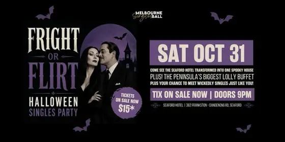 Fright or Flirt Halloween Singles Party at Seaford Hotel! — photo 1