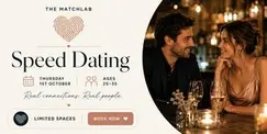 South East Speed Dating - Age Range 25 - 35 - Almost Fully Booked