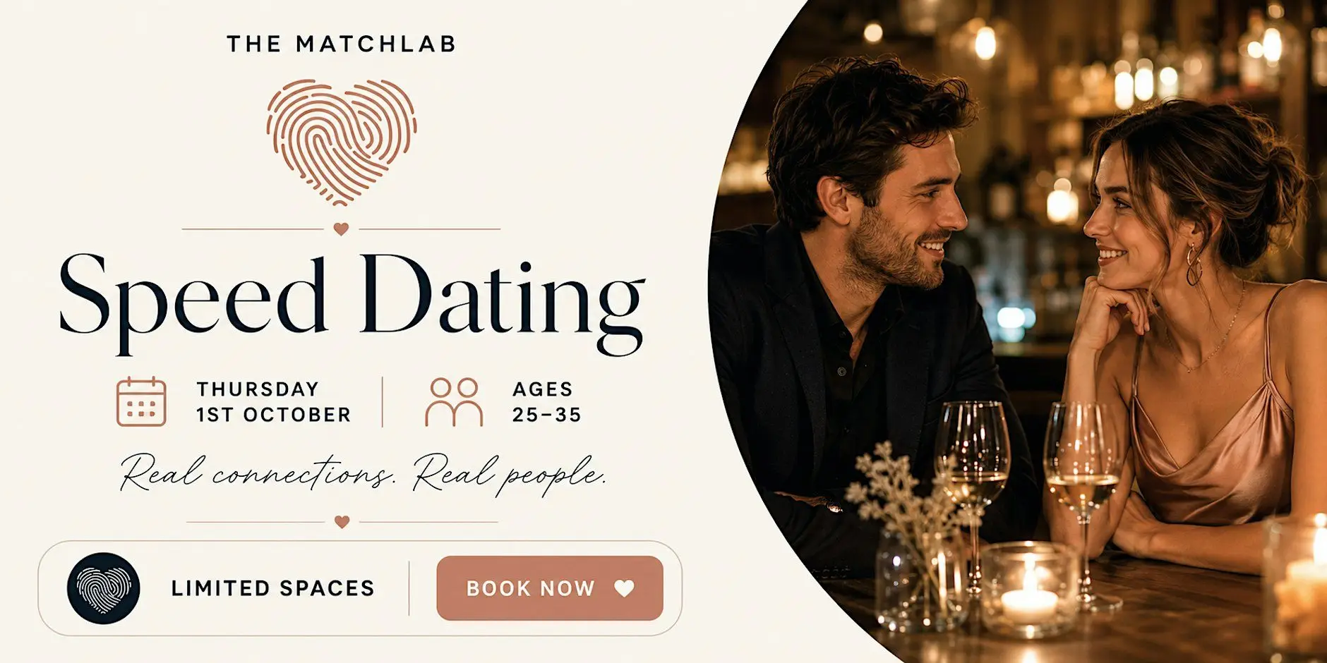 South East Speed Dating - Age Range 25 - 35 - Almost Fully Booked