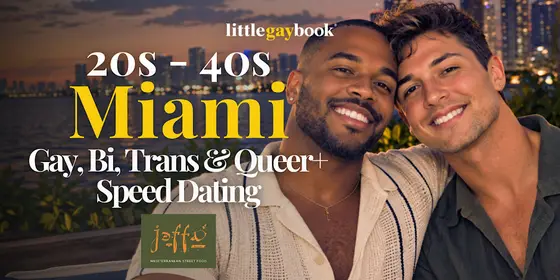 Miami 20s-40s Gay, Bi, Trans & Queer+ Speed Dating — photo 1