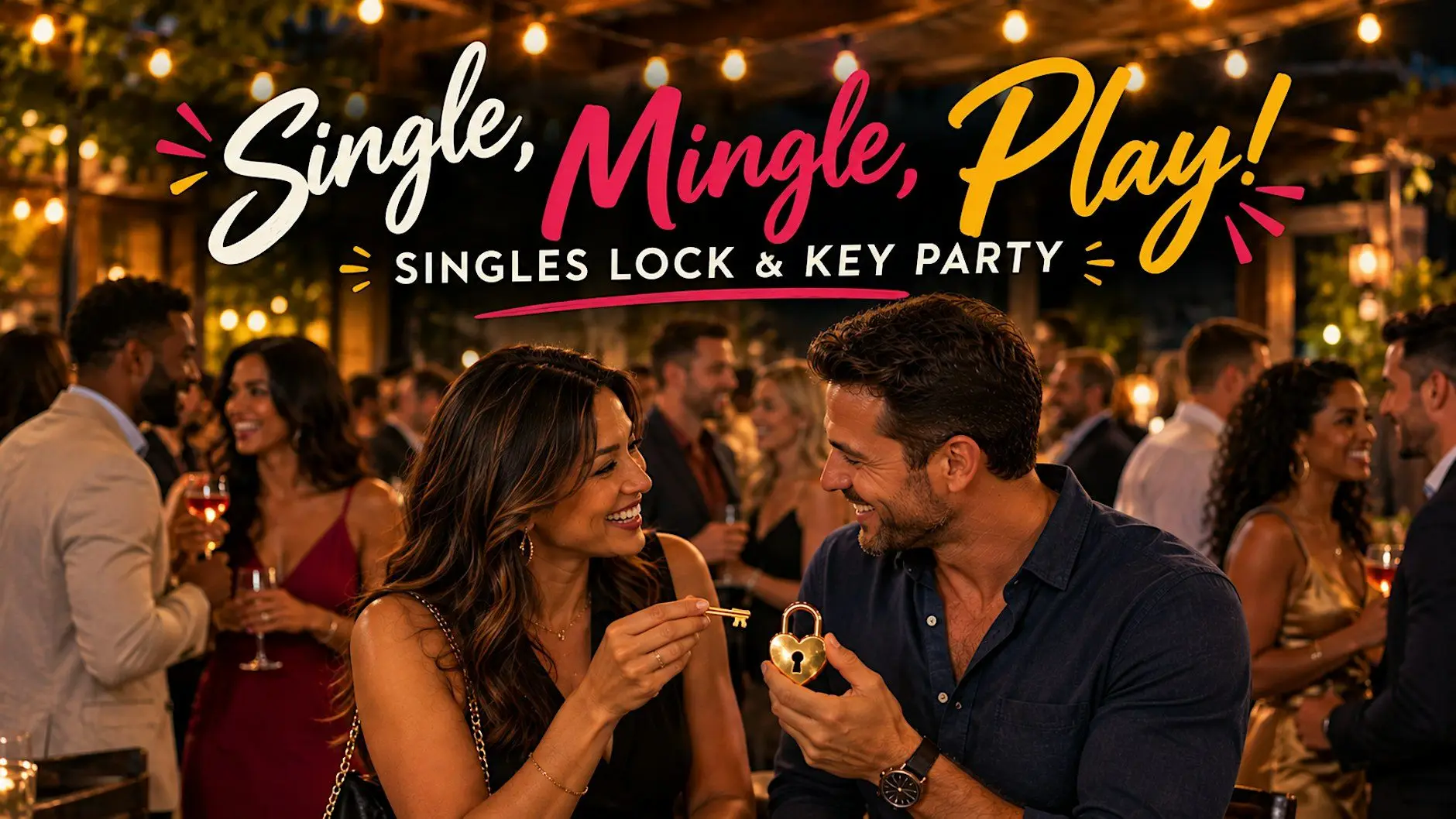 Single, Mingle, Play! Lock & Key Party | Burlington Singles Party