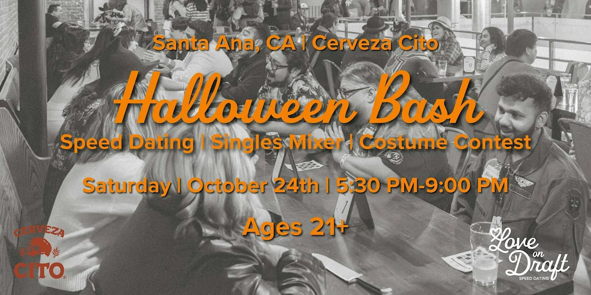 Halloween Bash | Santa Ana, CA | Singles 21+ | Cerveza Cito Halloween Bash | Santa Ana, CA | Singles 21+ | Cerveza Cito