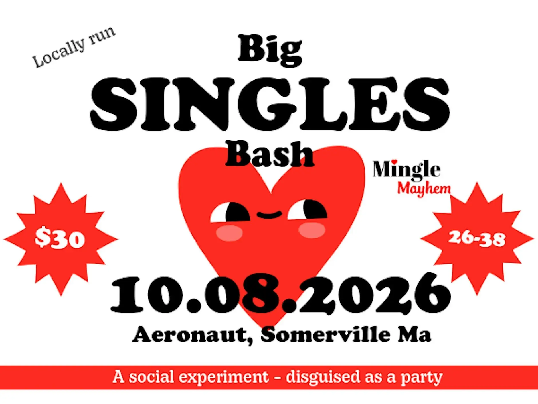 Mingle Mayhem Big Singles Bash Mingle Mayhem Big Singles Bash
