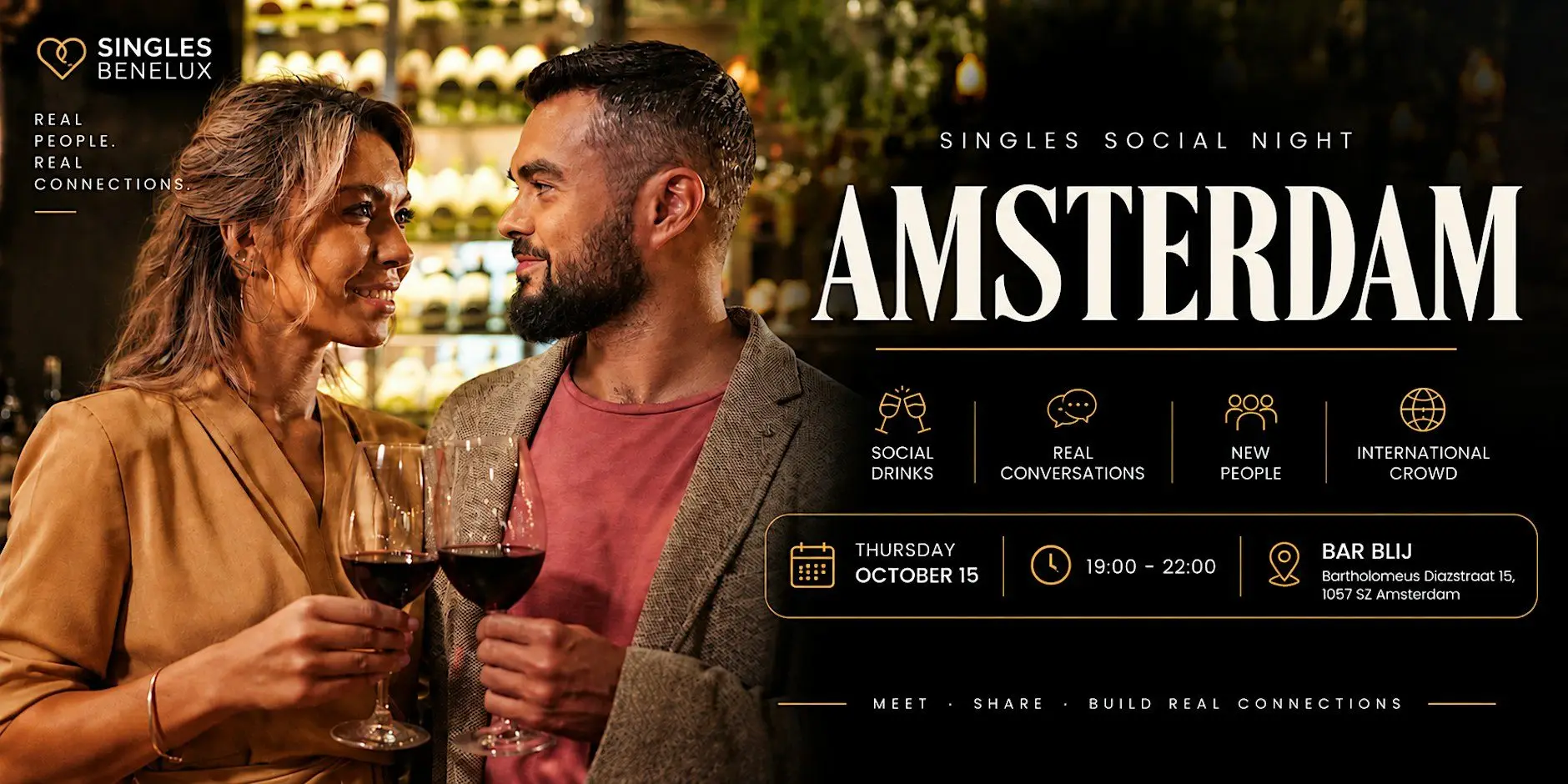 Singles Dating Night Amsterdam: Meet up to 70 Singles Singles Dating Night Amsterdam: Meet up to 70 Singles