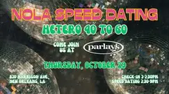 10/29 - NOLA Speed Dating @ Parlay's
