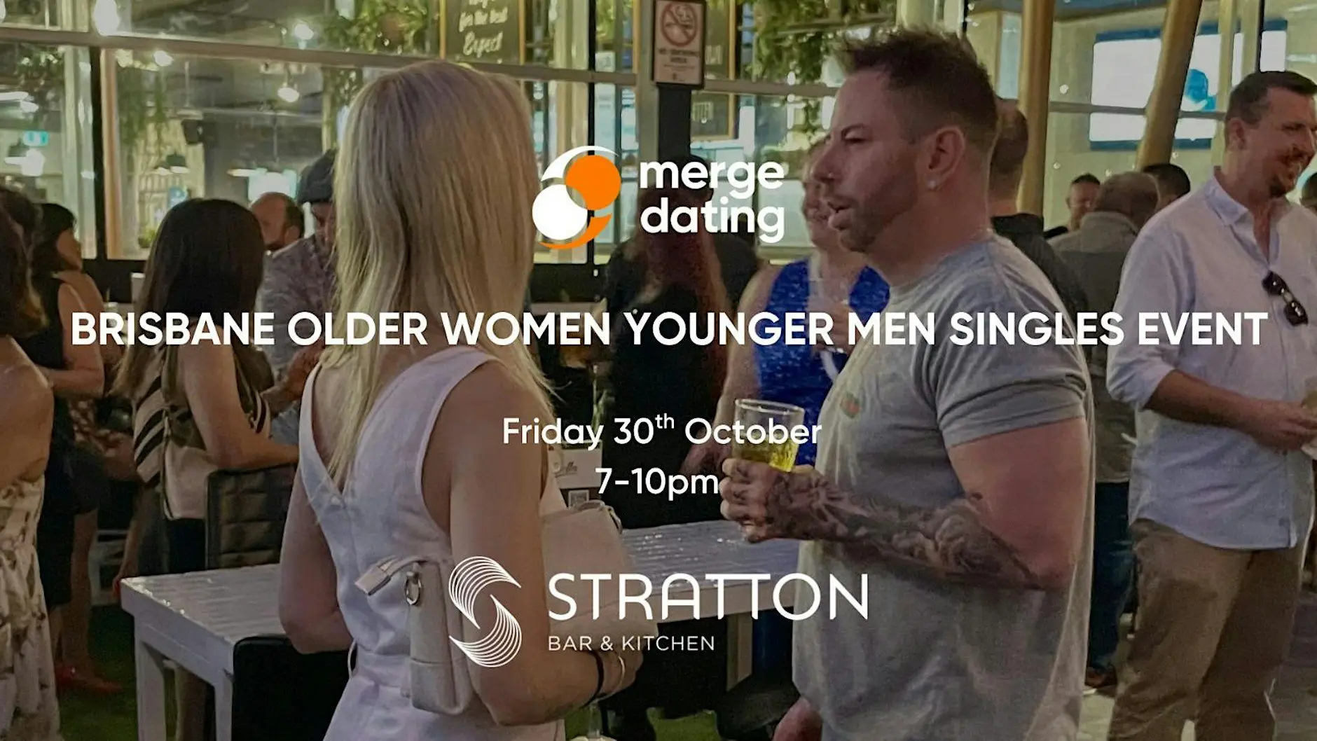 Brisbane | Older Women Younger Men | Stratton Bar | Fri 30 Oct | 40/40