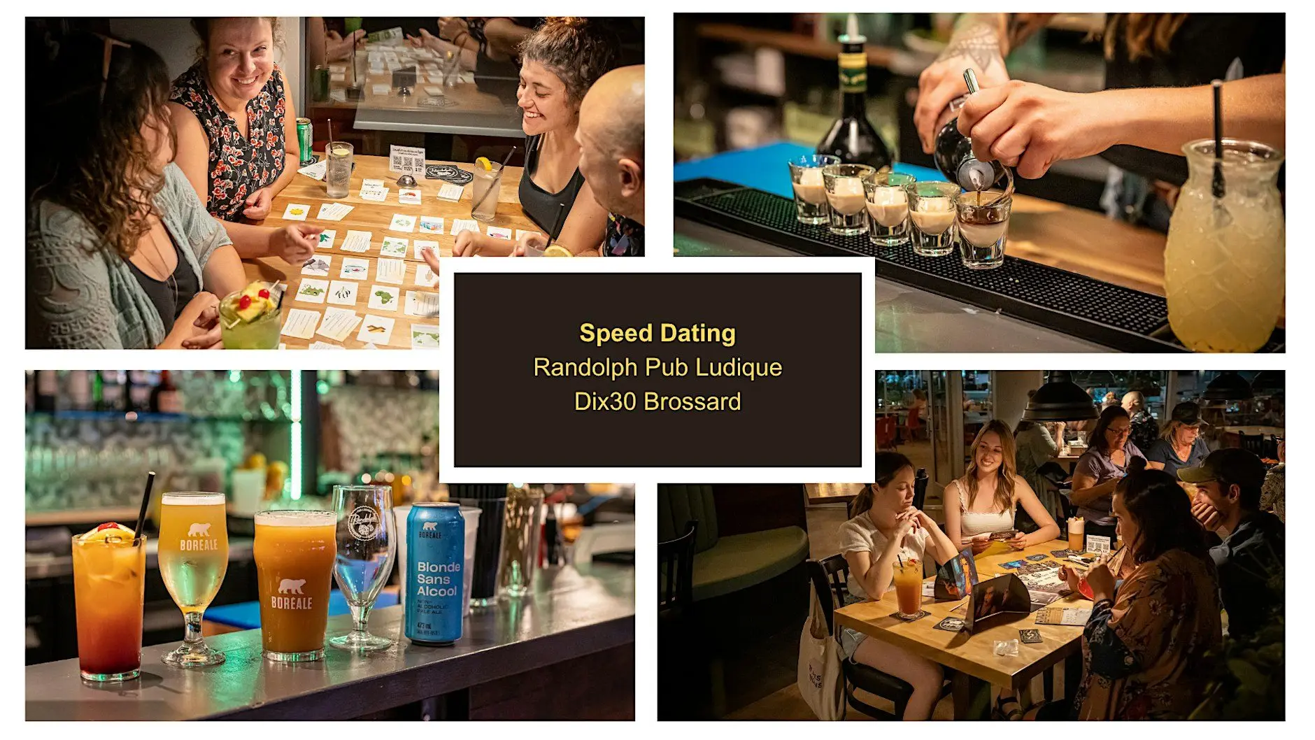 Speed Dating Brossard 45 - 60 ans, 14 octobre 2026 Speed Dating Brossard 45 - 60 ans, 14 octobre 2026