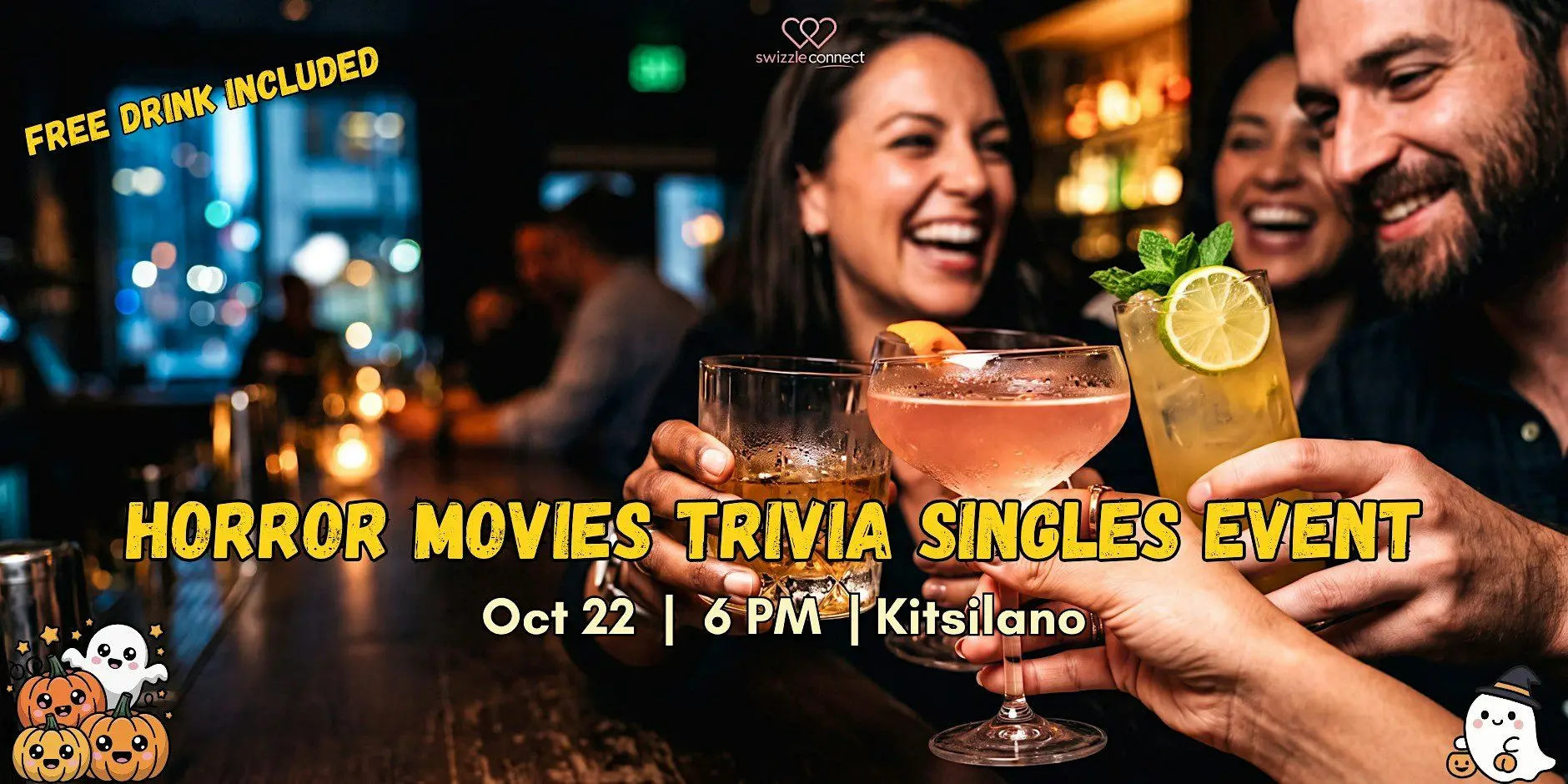 Horor Movie Trivia Singles Mixer in Vancouver [Age: 27 - 45]