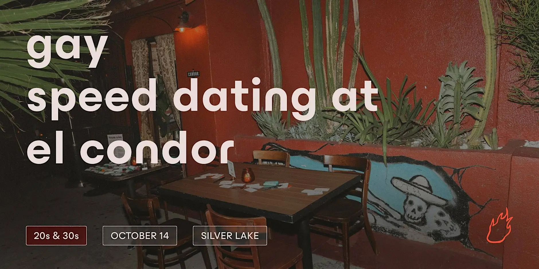 Friend or Flame Gay Speed Dating | Silver Lake | 20s & 30s Friend or Flame Gay Speed Dating | Silver Lake | 20s & 30s