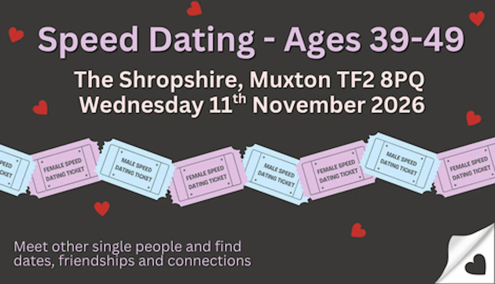 Speed Dating 39-49 year olds