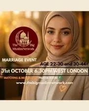 UP TO 100 Attendees | SINGLE MUSLIM MARRIAGE Event | LONDON | 22-30, 30-44 UP TO 100 Attendees | SINGLE MUSLIM MARRIAGE Event | LONDON | 22-30, 30-44