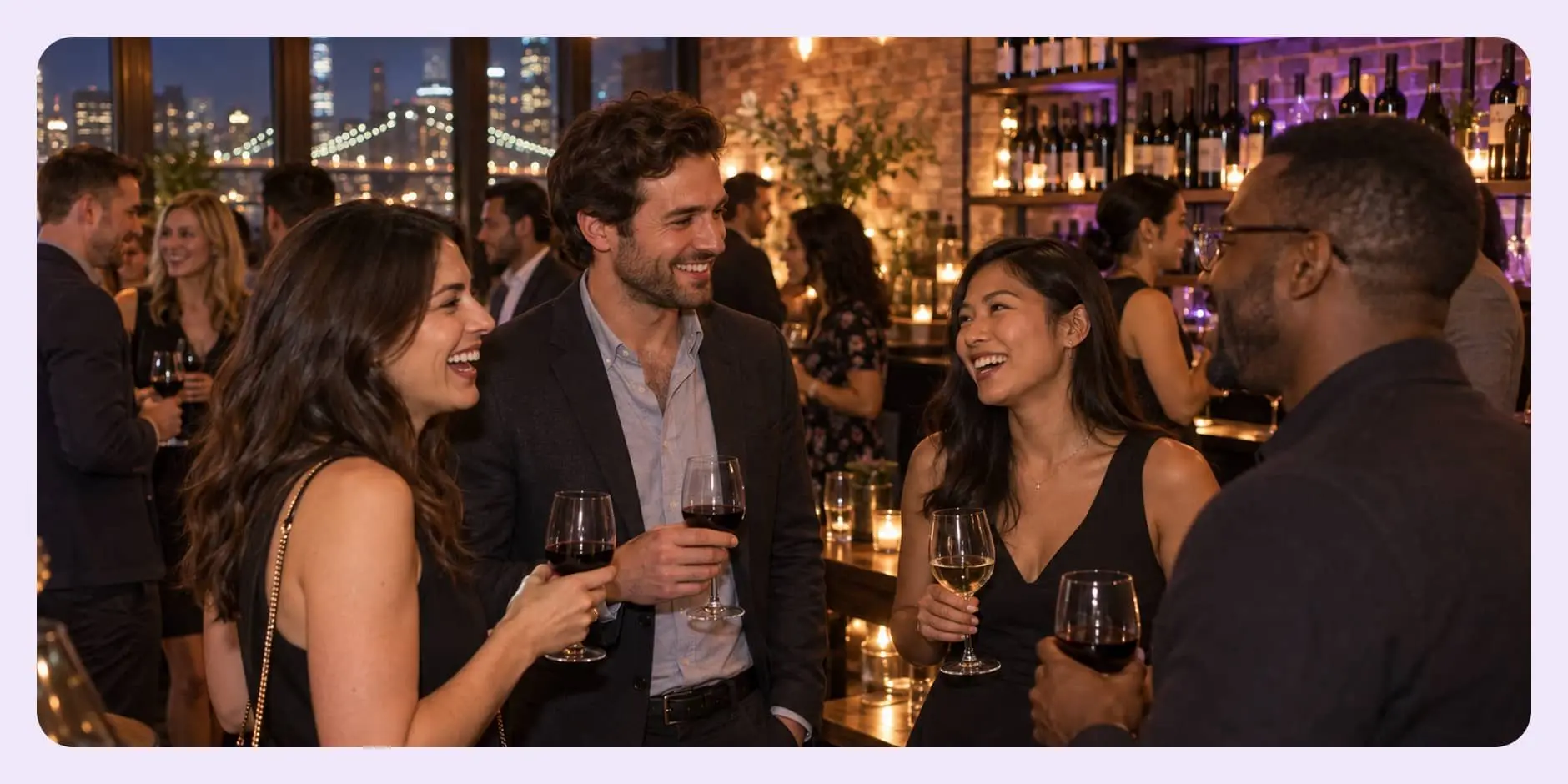 Speed-Dating Mixer at Medusa Bar | Couple