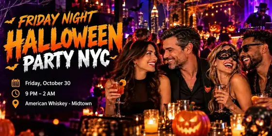 NYC Halloween Friday Night Party at American Whiskey — photo 1