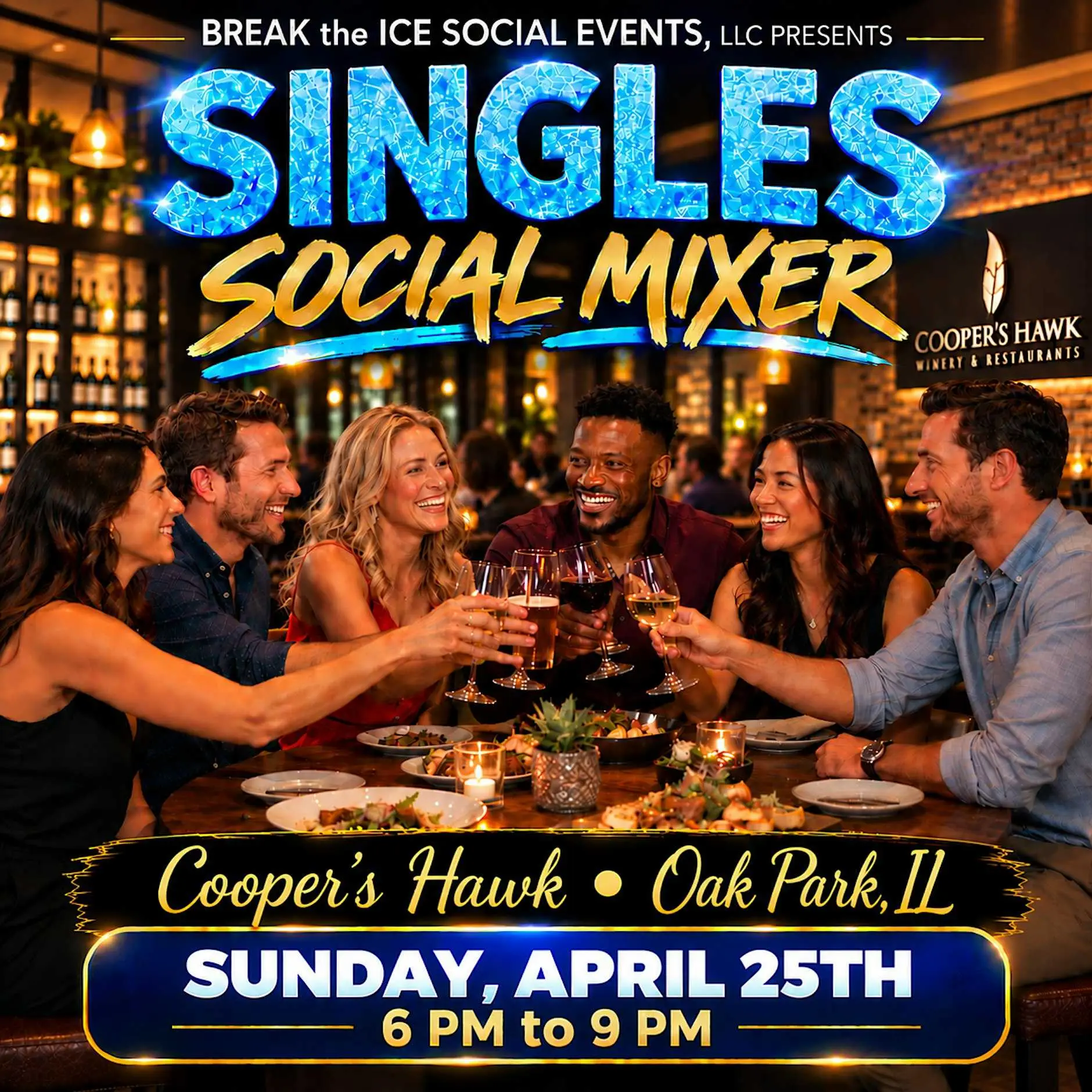 Singles Social Mixer Oak Park, IL Cooper's Hawk Singles Social Mixer Oak Park, IL Cooper's Hawk