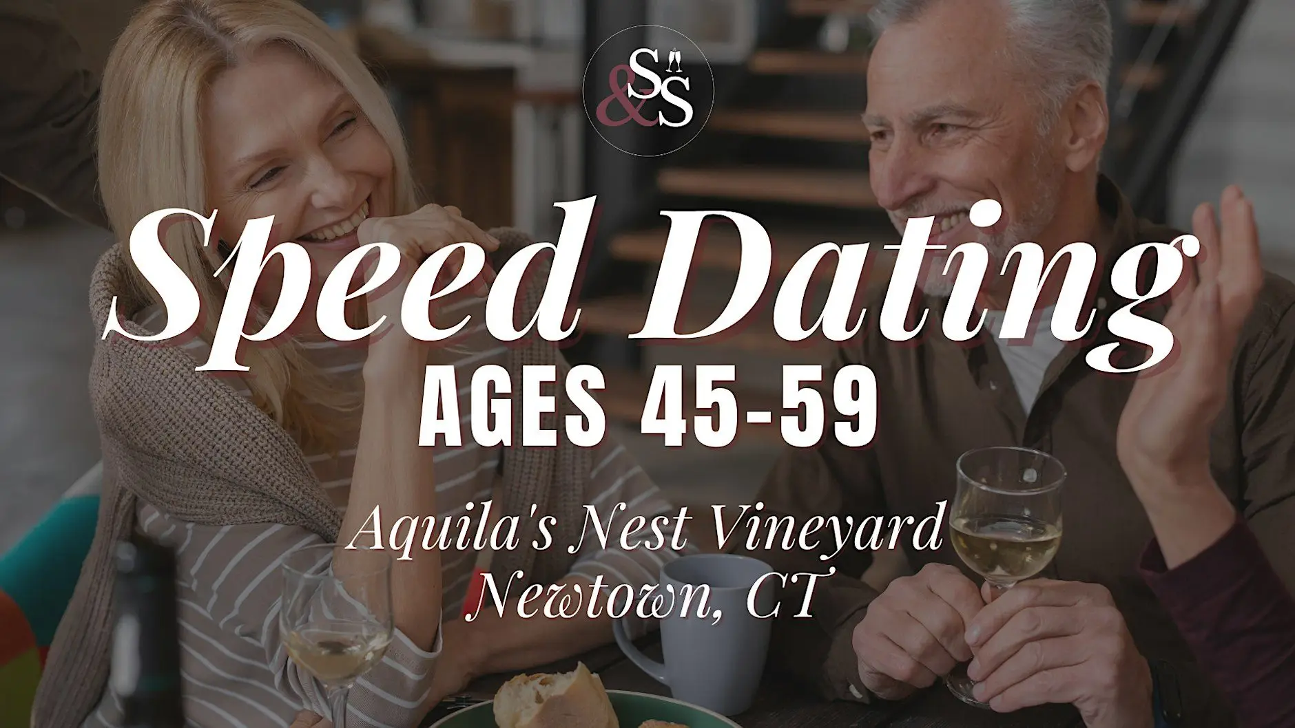 Speed Dating Ages 45-59 in Newtown, CT at Aquila's Nest Vineyards Speed Dating Ages 45-59 in Newtown, CT at Aquila's Nest Vineyards