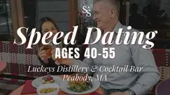 Speed Dating Ages 40-55 in Peabody, MA at Luckeys Distillery & Cocktail Bar