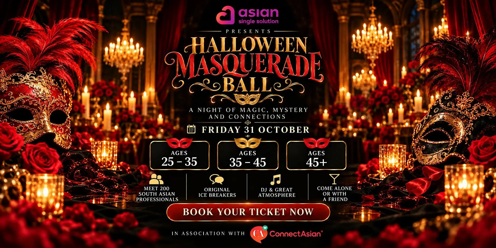 South Asian Halloween Masquerade Ball