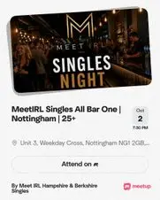 MeetIRL Social mixer All Bar One Southampton Over 30's MeetIRL Social mixer All Bar One Southampton Over 30's