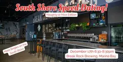 Naughty or Nice Edition, Speed Dating in Quincy! 1 drink included