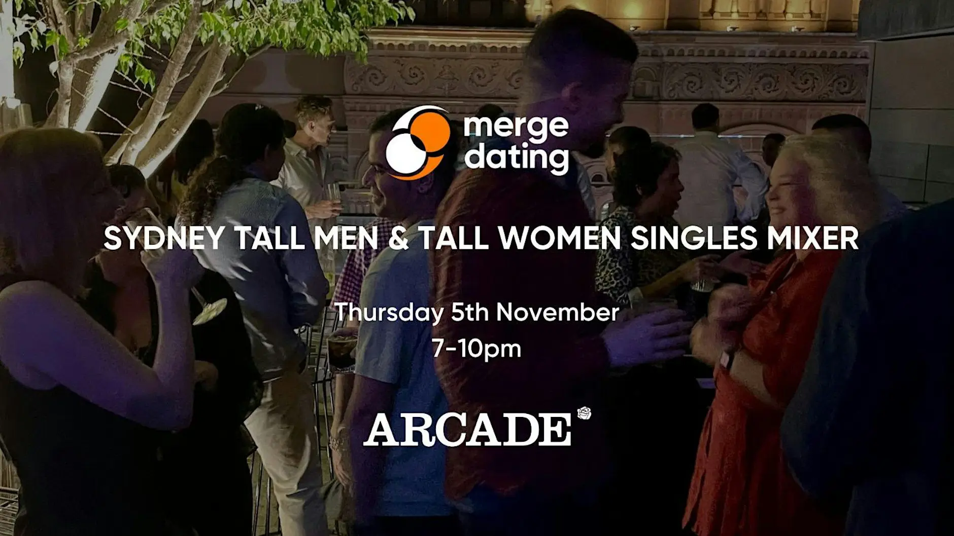 Sydney | Tall Men & Tall Women Singles Mixer | Arcade Bar | 5th November