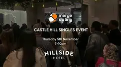 Castle Hill Singles Event | Hillside Hotel | 5th November | 55 & Over