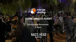 Glebe | Singles Event | Nag's Head Hotel | Sunday 8th November | 45-60