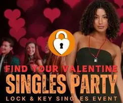 LA FIND YOUR VALENTINE LOCK & KEY SINGLES PARTY 24-59 El Segundo CA