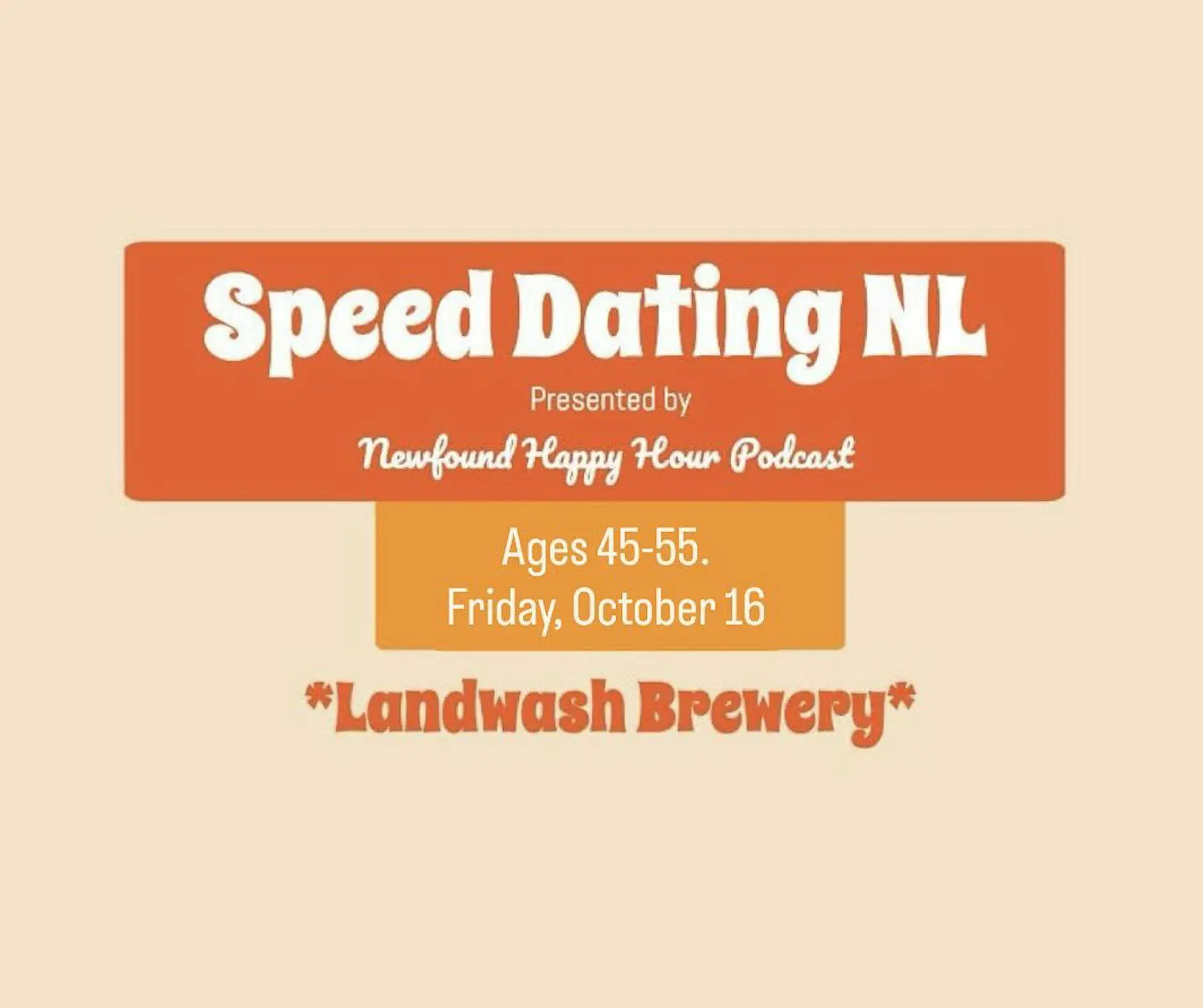 Speed Dating NL ages 45-55