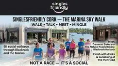 SINGLES FRIENDLY CORK — THE MARINA SKY WALK Ages 30-45