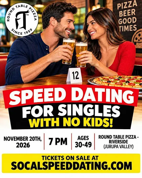 Speed Dating for Singles w/ No Kids! - Riverside - Ages 30-49 — photo 2